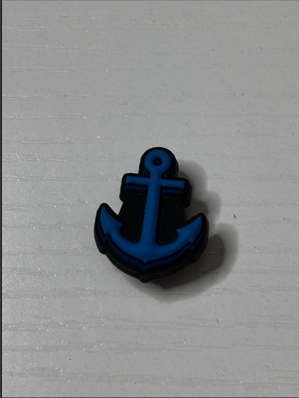 CROCS Black and Blue Anchor Jibbitz Charm